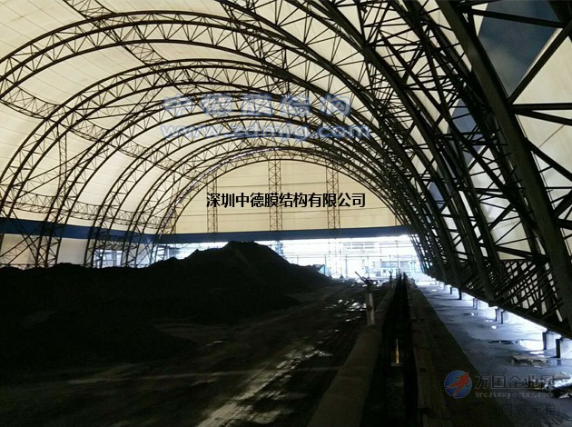 充气储煤仓,气膜储煤棚,找中德